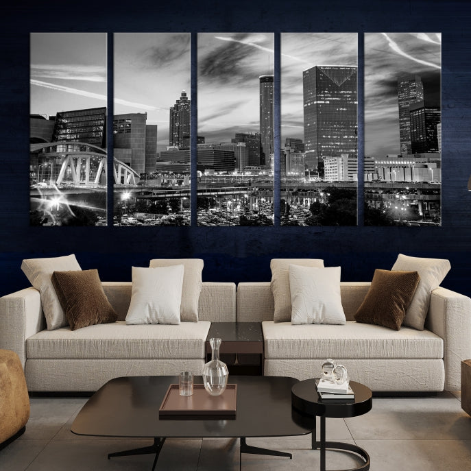 Atlanta Georgia Canvas Wall Art Skyline Cityscape Canvas Print