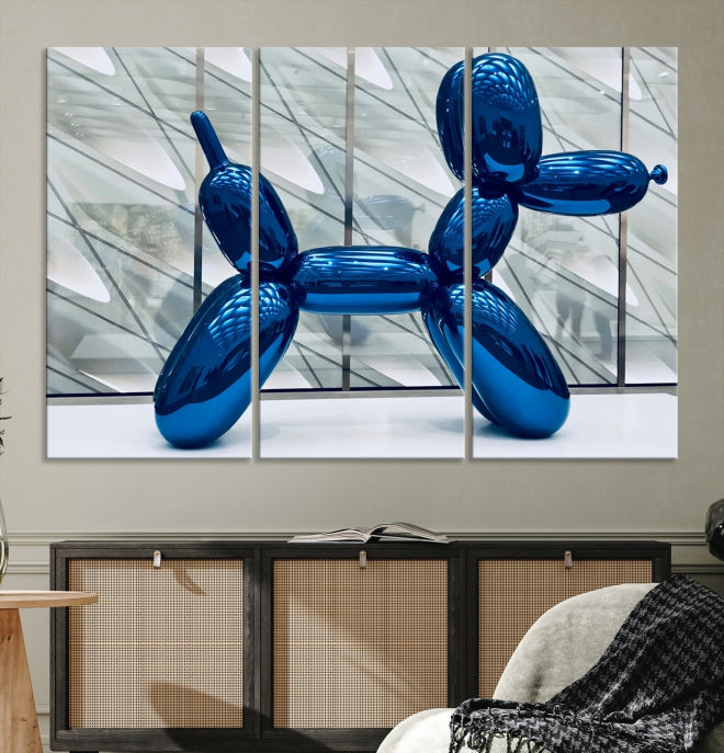 Balloon Dog Large Wall Art Canvas Print Kids Room Decor