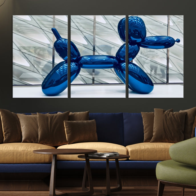 Balloon Dog Large Wall Art Canvas Print Kids Room Decor