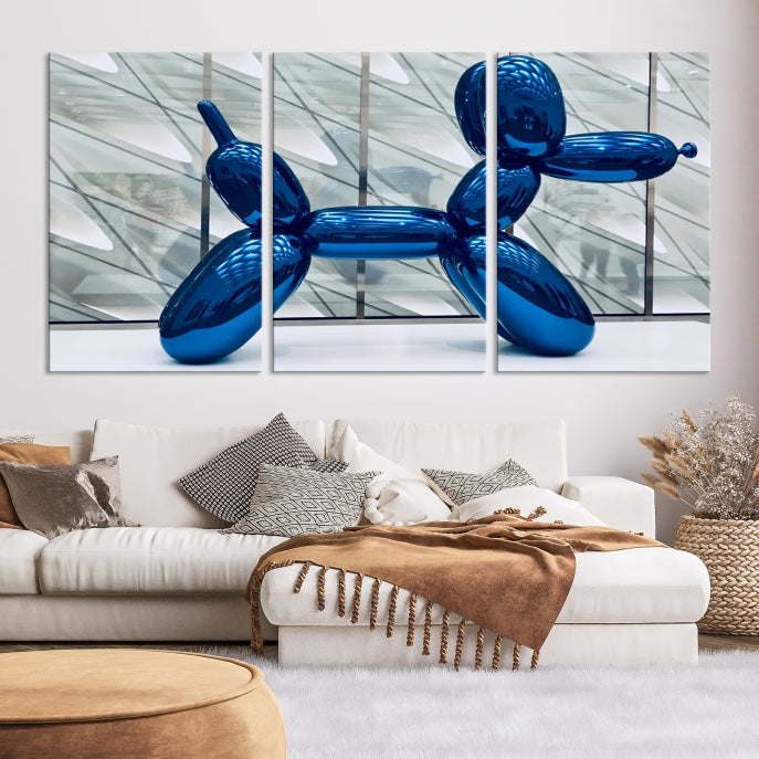 Balloon Dog Large Wall Art Canvas Print Kids Room Decor