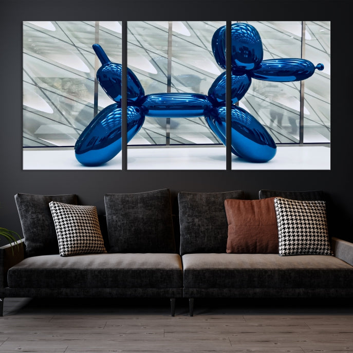 Balloon Dog Large Wall Art Canvas Print Kids Room Decor