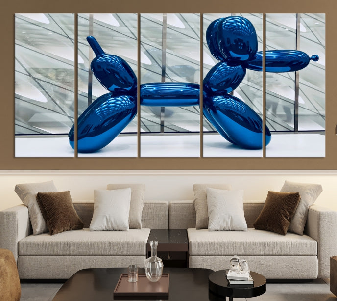 Balloon Dog Large Wall Art Canvas Print Kids Room Decor