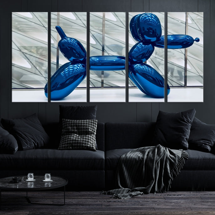 Balloon Dog Large Wall Art Canvas Print Kids Room Decor