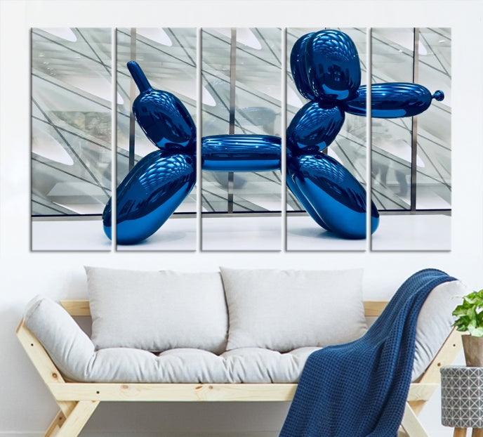 Balloon Dog Large Wall Art Canvas Print Kids Room Decor