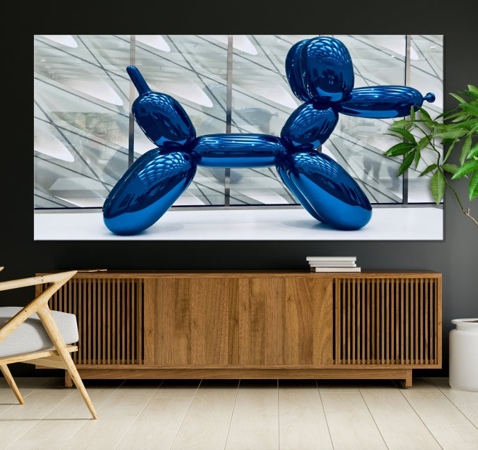 Balloon Dog Large Wall Art Canvas Print Kids Room Decor