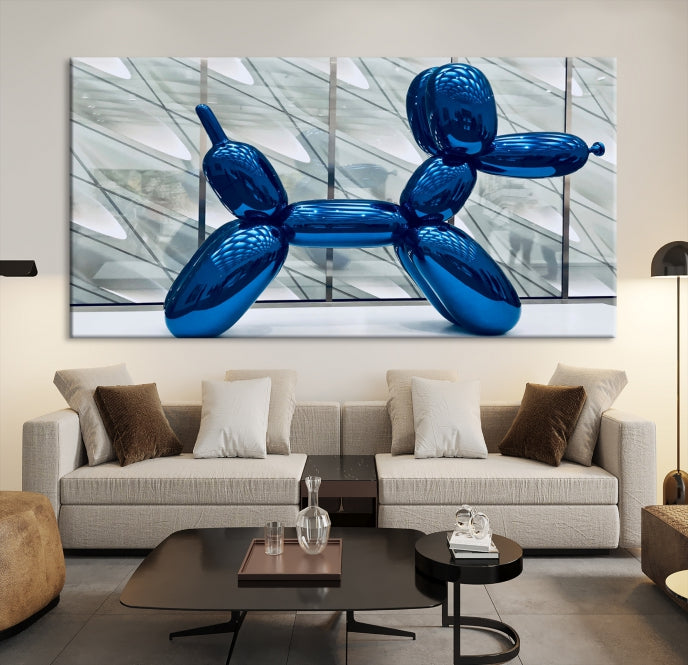 Balloon Dog Large Wall Art Canvas Print Kids Room Decor