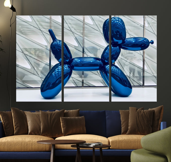 Balloon Dog Large Wall Art Canvas Print Kids Room Decor