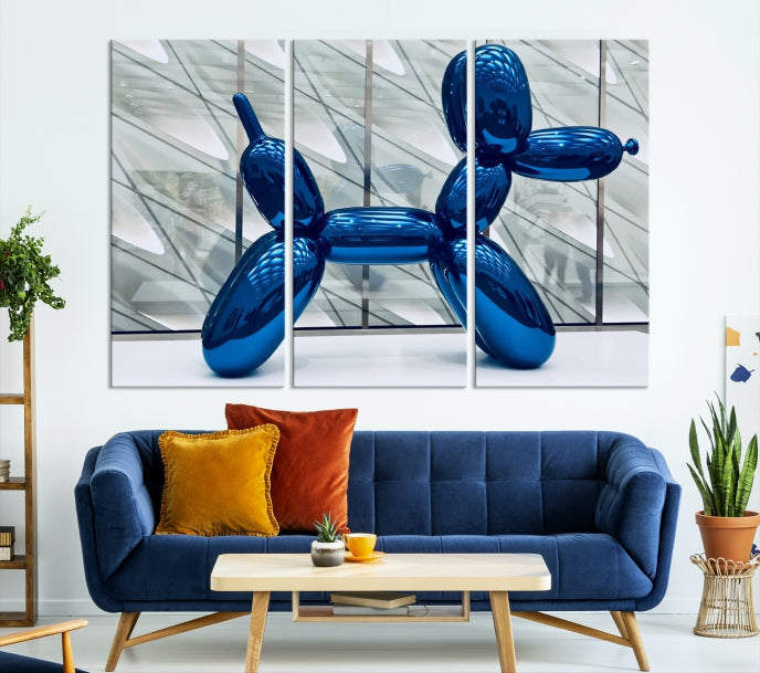 Balloon Dog Large Wall Art Canvas Print Kids Room Decor