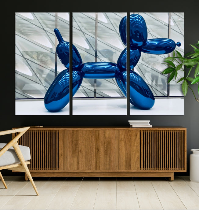 Balloon Dog Large Wall Art Canvas Print Kids Room Decor