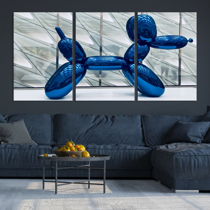 Balloon Dog Large Wall Art Canvas Print Kids Room Decor