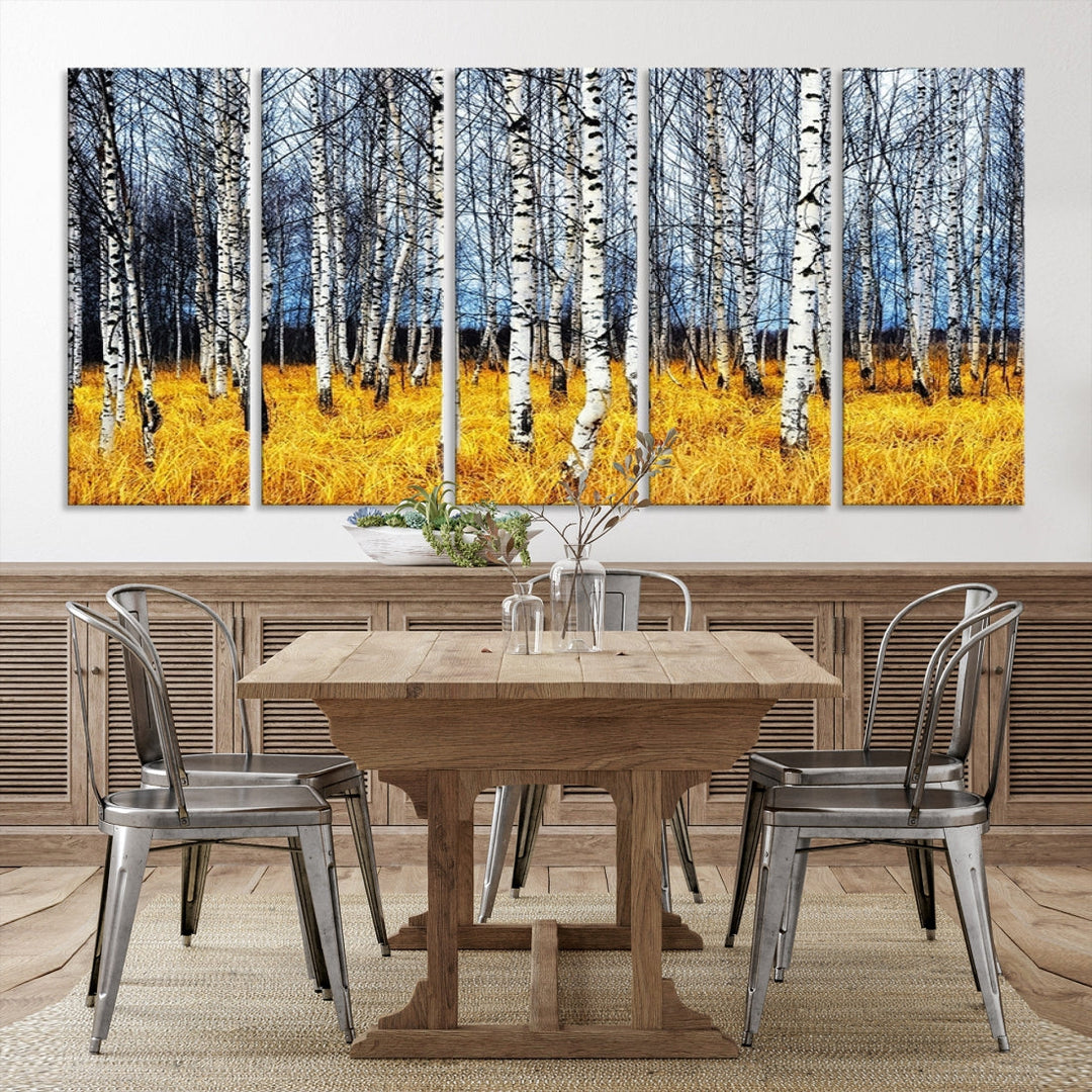 Beautiful Autumn Landscape Tree Wall Art Canvas Print Extra Large Wall Decor