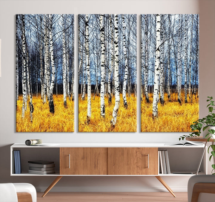 Beautiful Autumn Landscape Tree Wall Art Canvas Print Extra Large Wall Decor