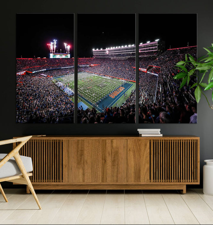 Ben Hill Griffin Stadium Wall Art Canvas Print