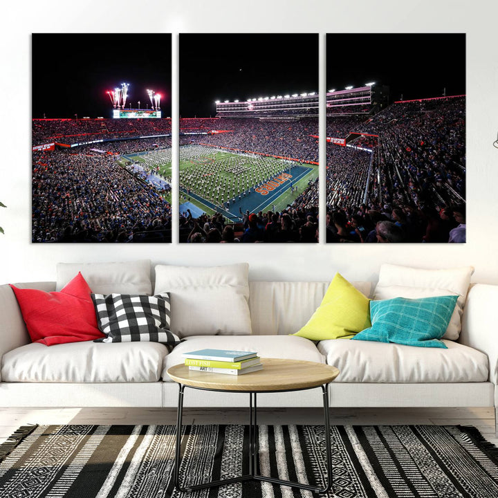 Ben Hill Griffin Stadium Wall Art Canvas Print