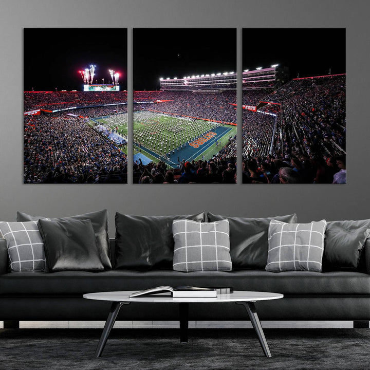 Ben Hill Griffin Stadium Wall Art Canvas Print