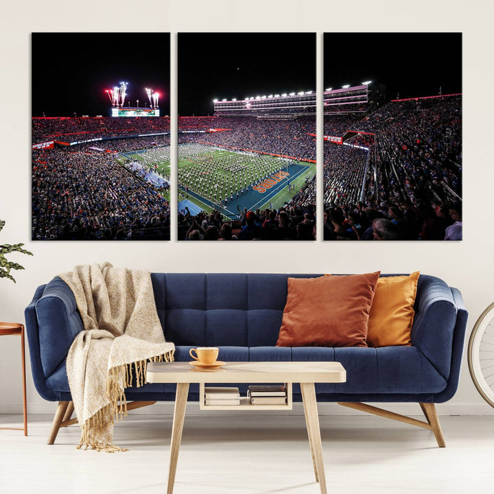 Ben Hill Griffin Stadium Wall Art Canvas Print