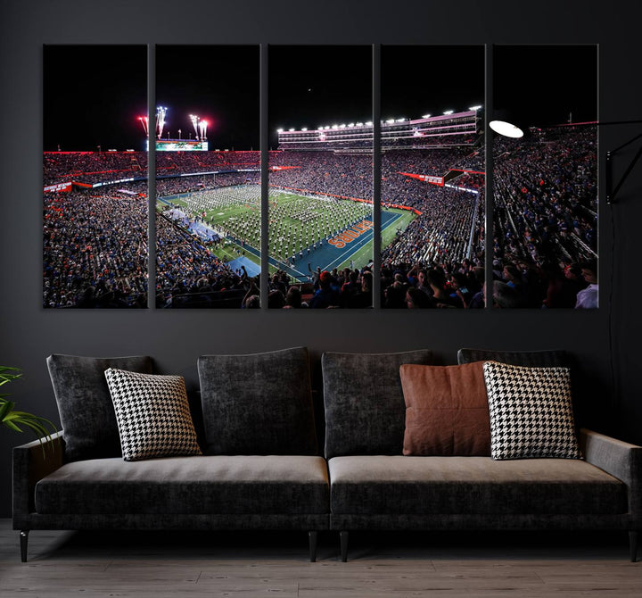 Ben Hill Griffin Stadium Wall Art Canvas Print