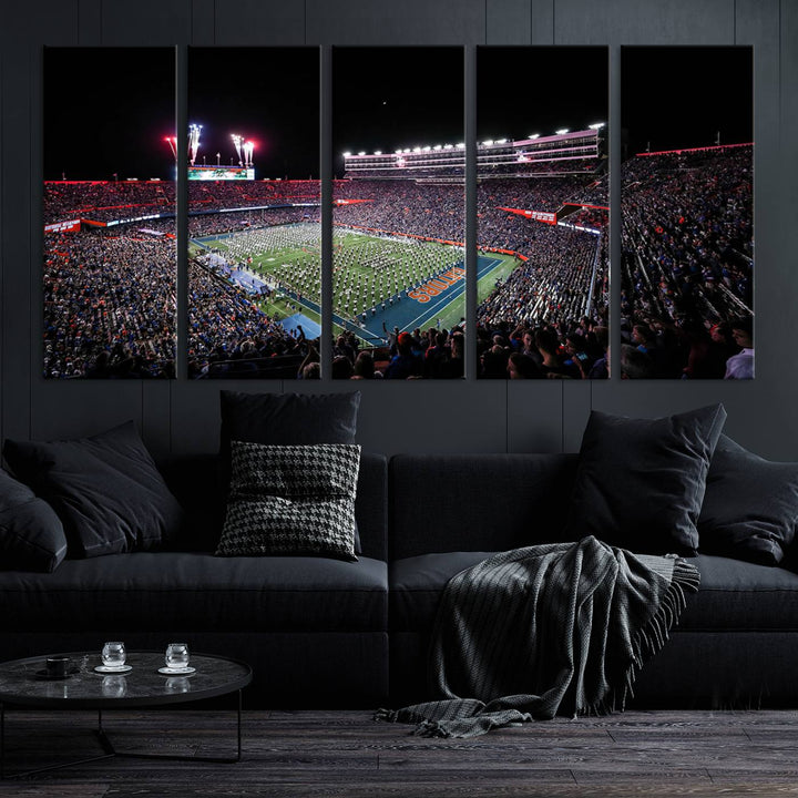 Ben Hill Griffin Stadium Wall Art Canvas Print