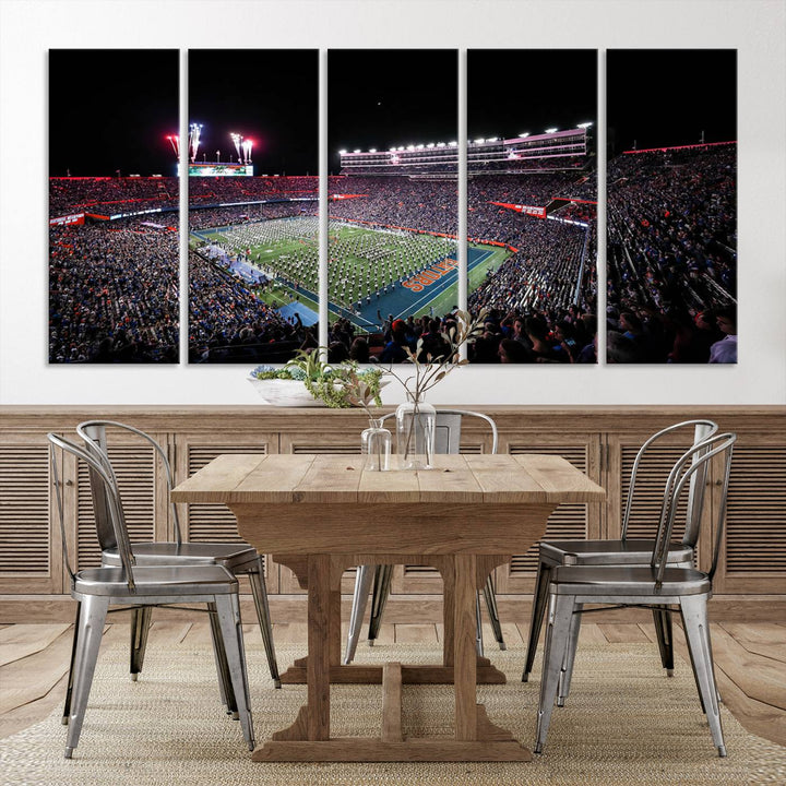 Ben Hill Griffin Stadium Wall Art Canvas Print