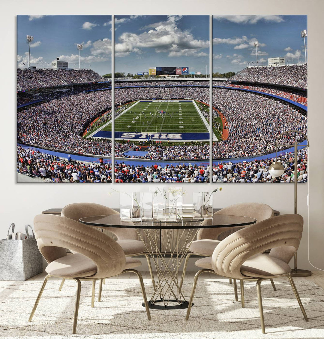 Bills Stadium Wall Art Canvas Print