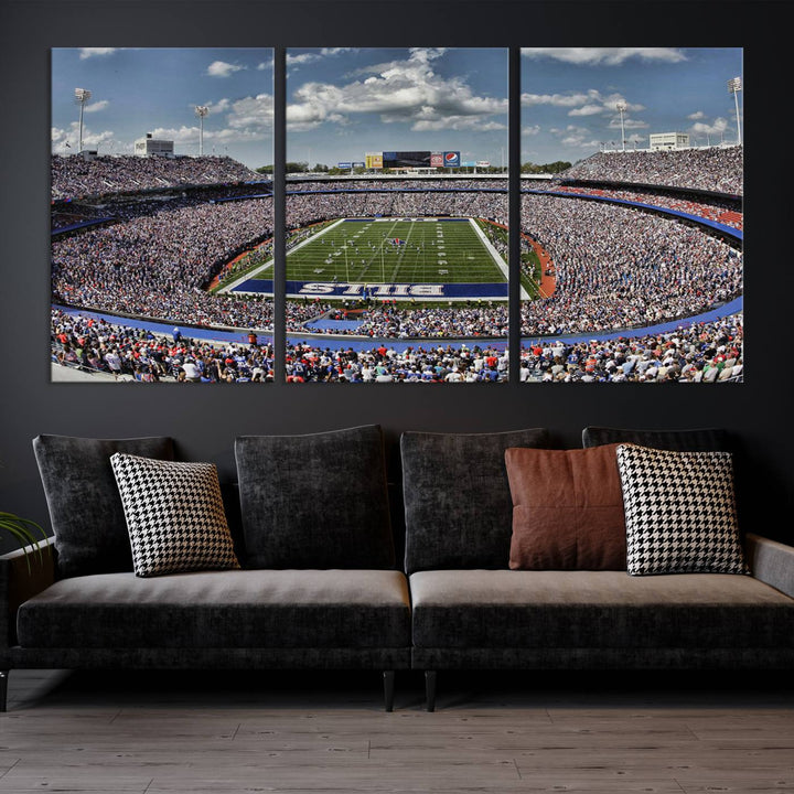 Bills Stadium Wall Art Canvas Print