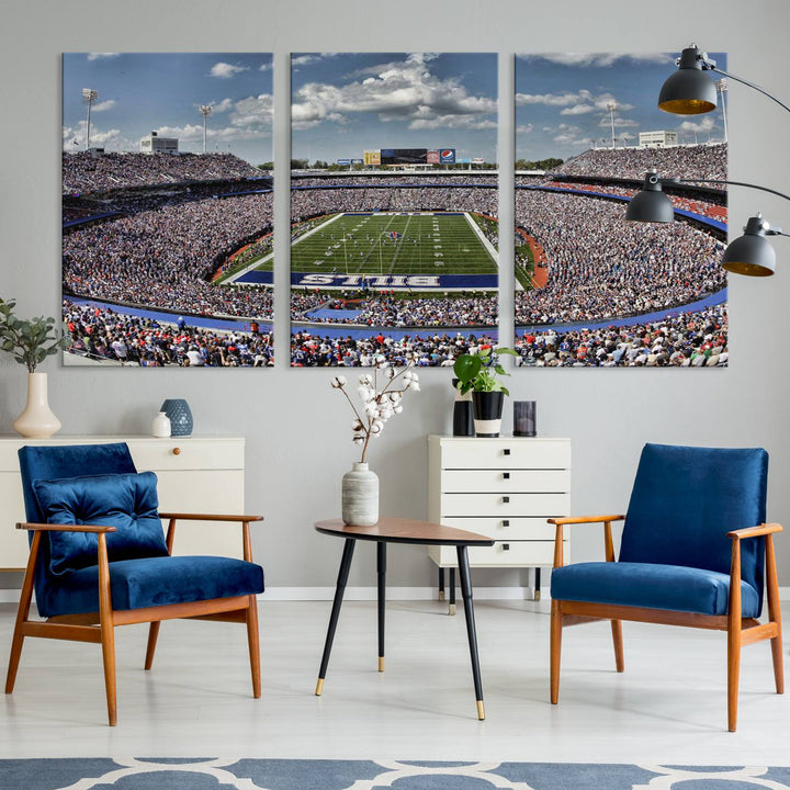 Bills Stadium Wall Art Canvas Print