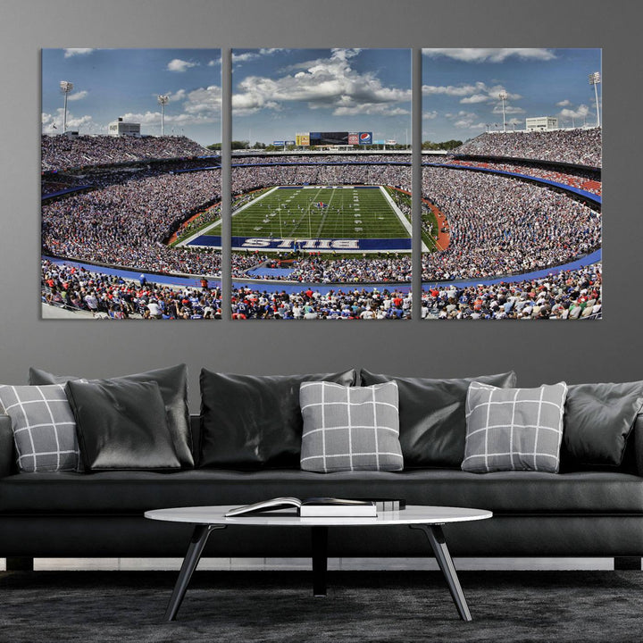 Bills Stadium Wall Art Canvas Print