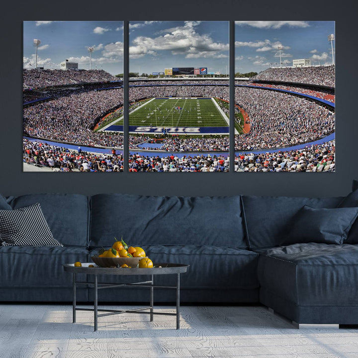 Bills Stadium Wall Art Canvas Print