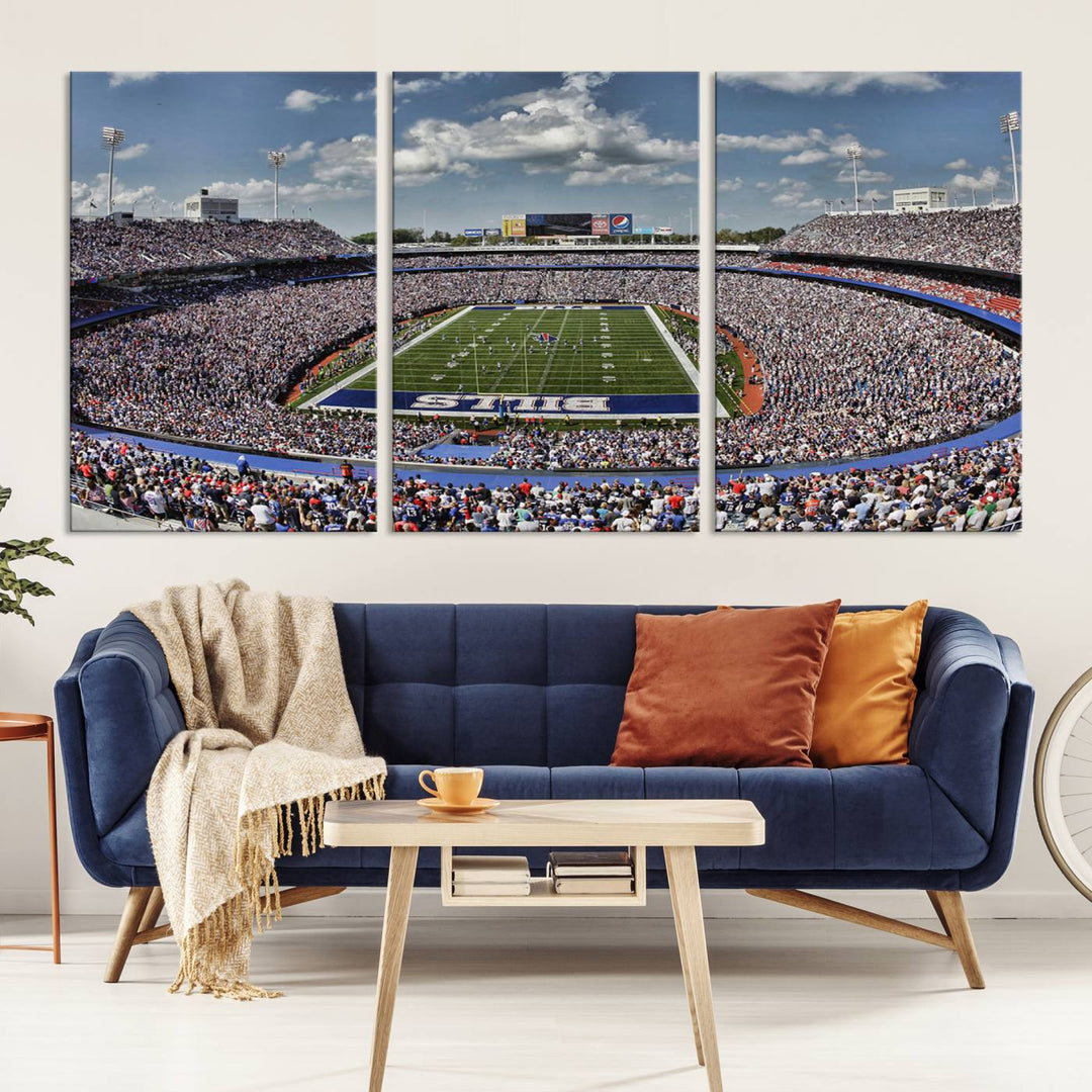 Bills Stadium Wall Art Canvas Print