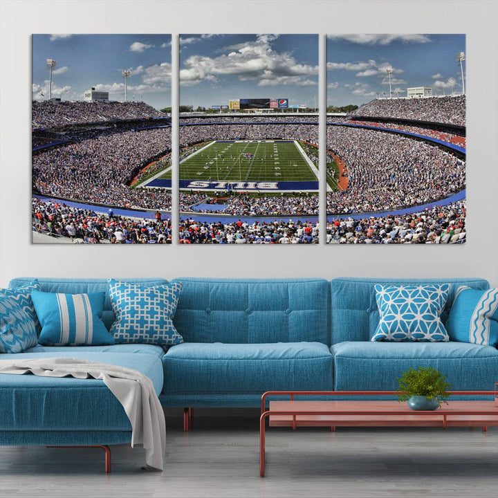 Bills Stadium Wall Art Canvas Print