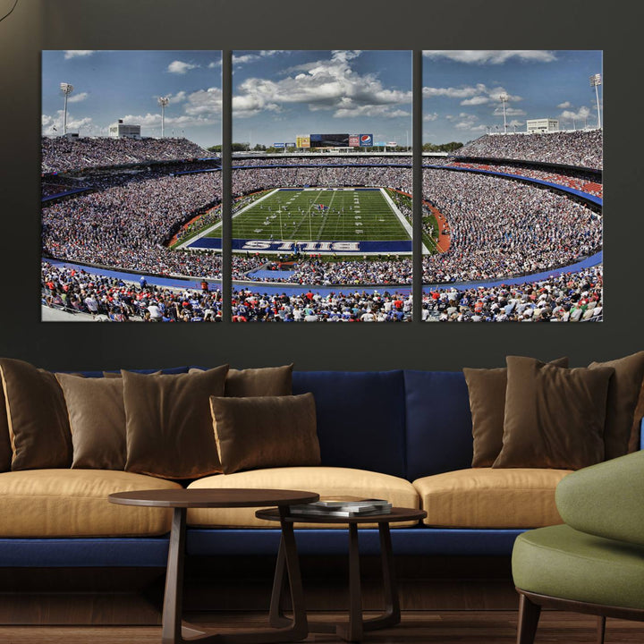 Bills Stadium Wall Art Canvas Print