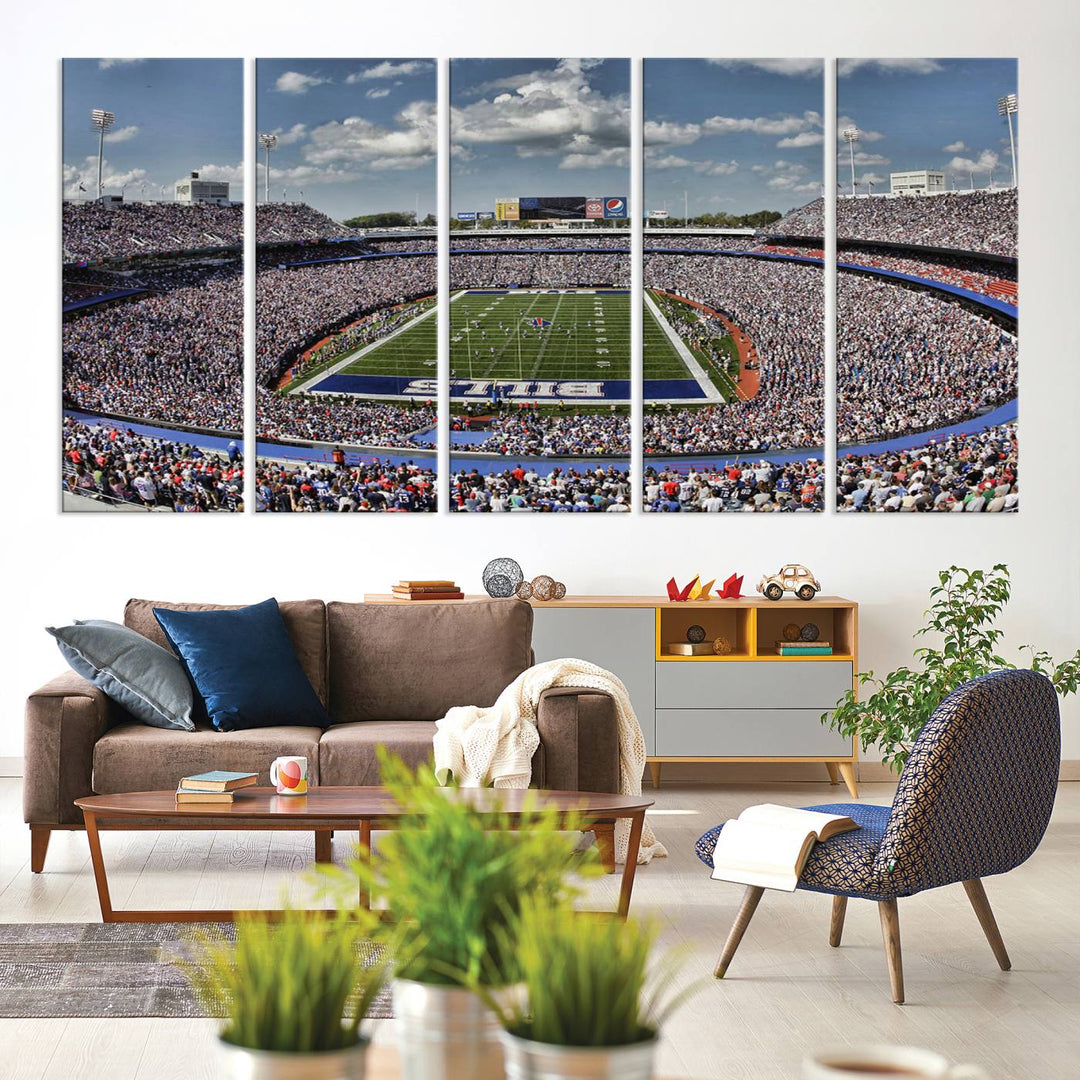 Bills Stadium Wall Art Canvas Print