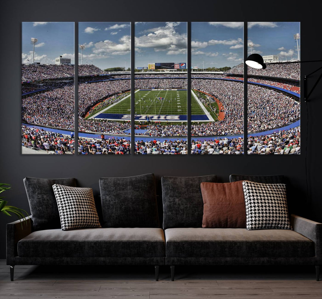 Bills Stadium Wall Art Canvas Print