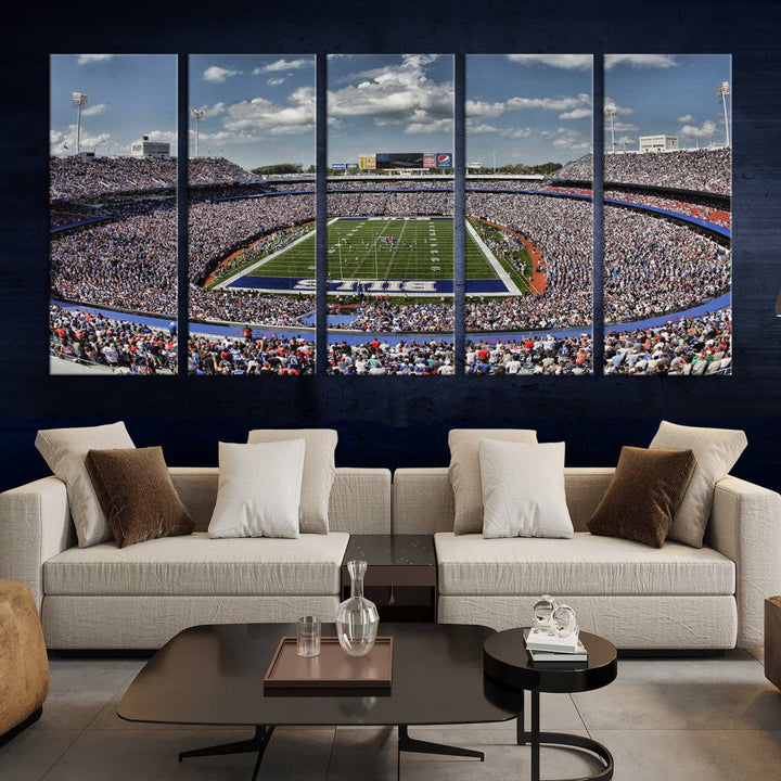 Bills Stadium Wall Art Canvas Print