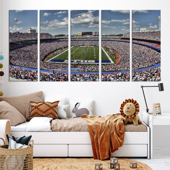 Bills Stadium Wall Art Canvas Print