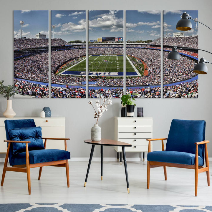 Bills Stadium Wall Art Canvas Print