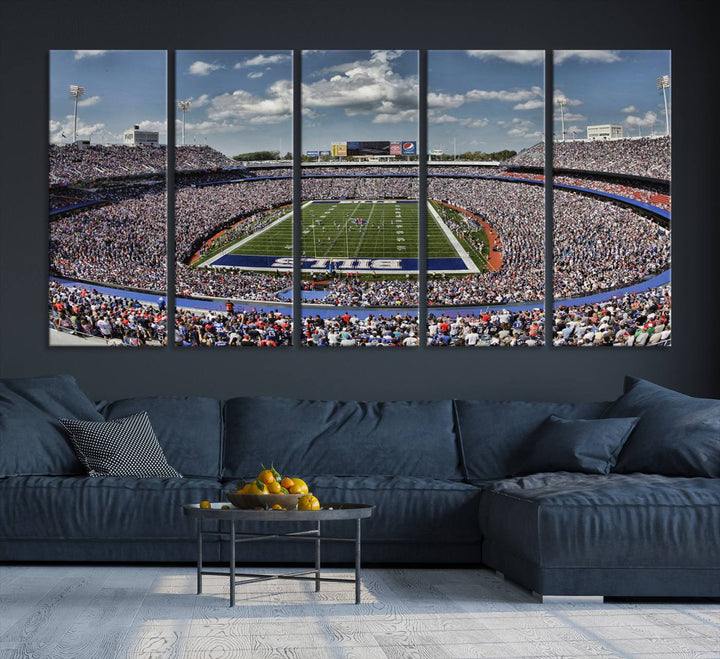 Bills Stadium Wall Art Canvas Print