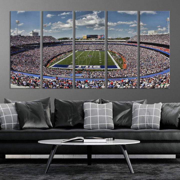 Bills Stadium Wall Art Canvas Print