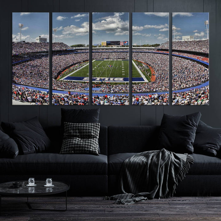 Bills Stadium Wall Art Canvas Print