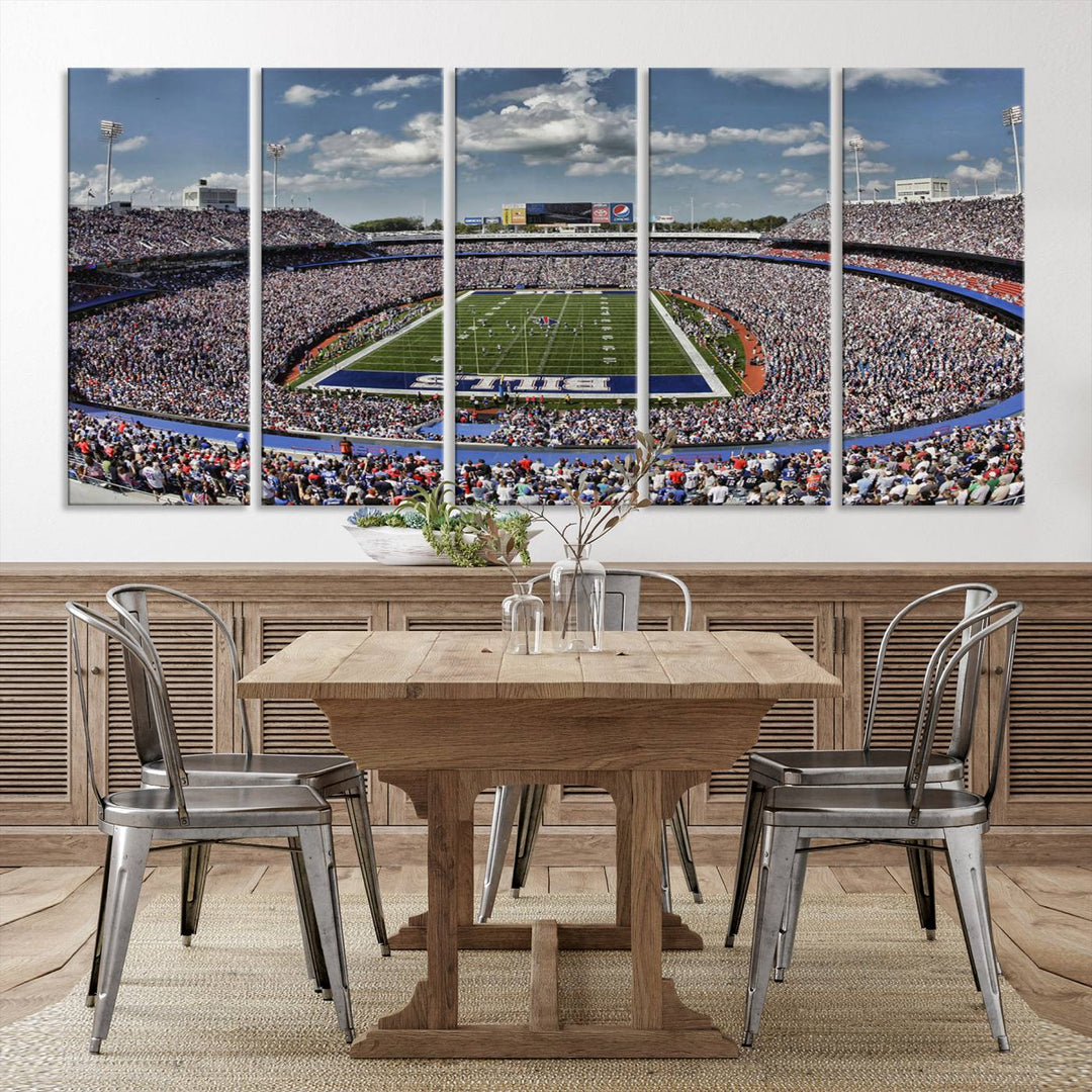 Bills Stadium Wall Art Canvas Print