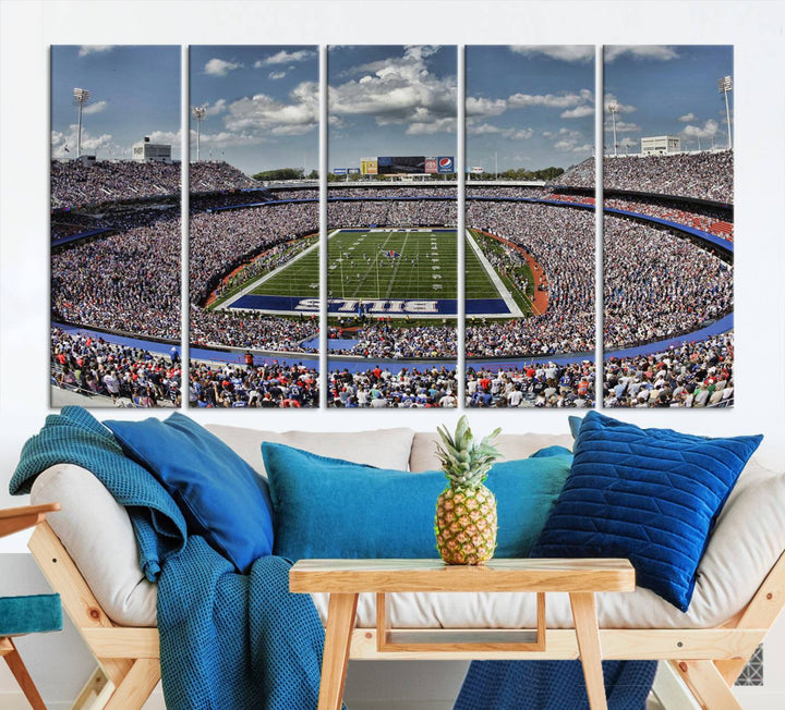 Bills Stadium Wall Art Canvas Print