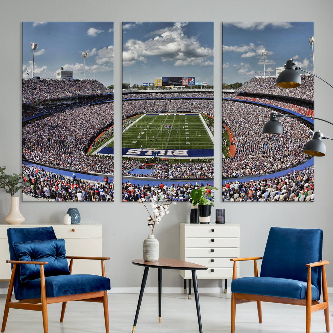 Bills Stadium Wall Art Canvas Print