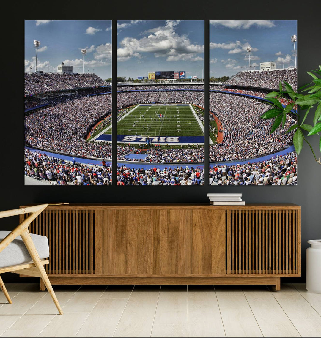 Bills Stadium Wall Art Canvas Print