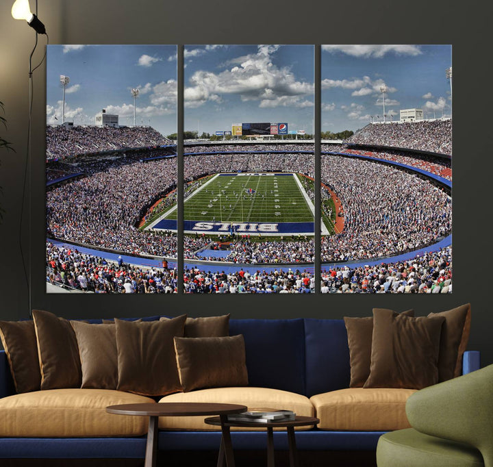 Bills Stadium Wall Art Canvas Print