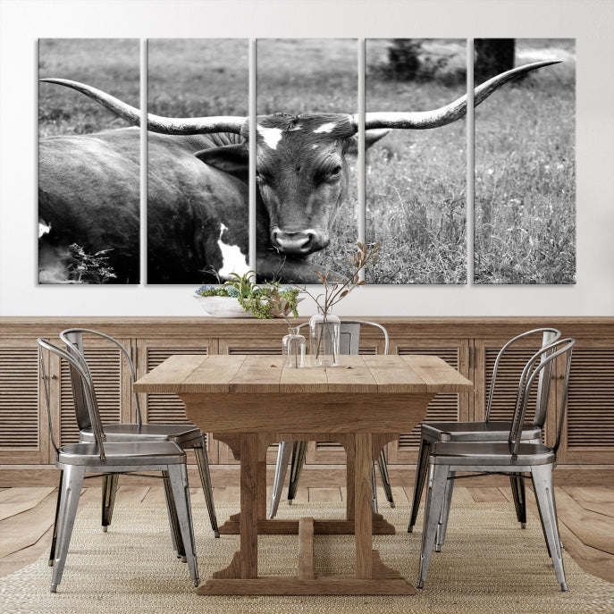 Cow Large Wall Art Canvas Print