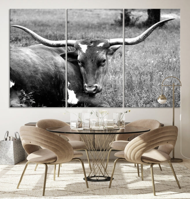 Cow Large Wall Art Canvas Print