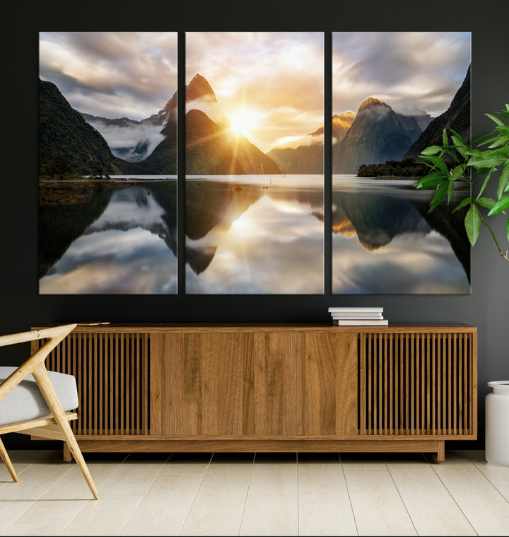 Breathtaking Nature Landscape Wall Art Canvas Print Apartment Wall Decor