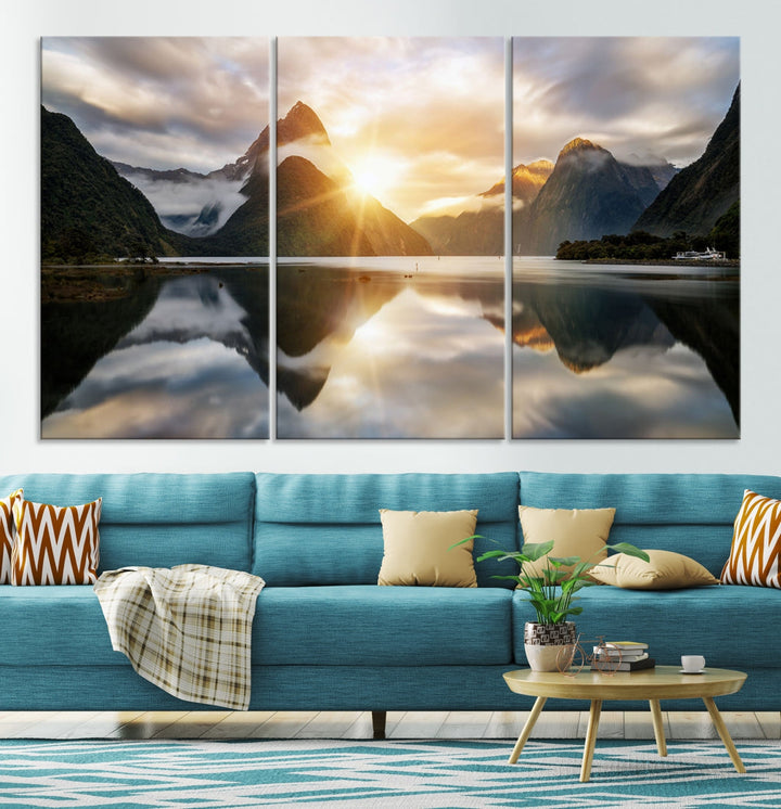 Breathtaking Nature Landscape Wall Art Canvas Print Apartment Wall Decor