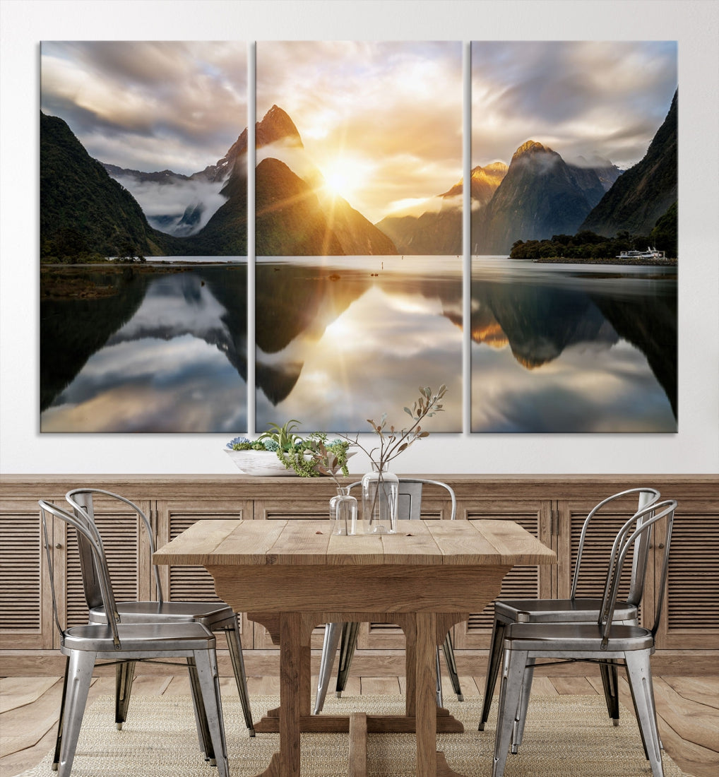 Breathtaking Nature Landscape Wall Art Canvas Print Apartment Wall Decor