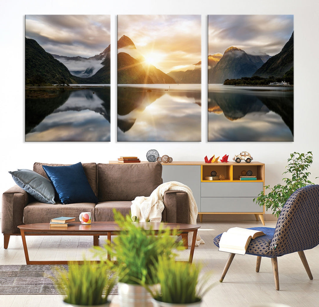 Breathtaking Nature Landscape Wall Art Canvas Print Apartment Wall Decor